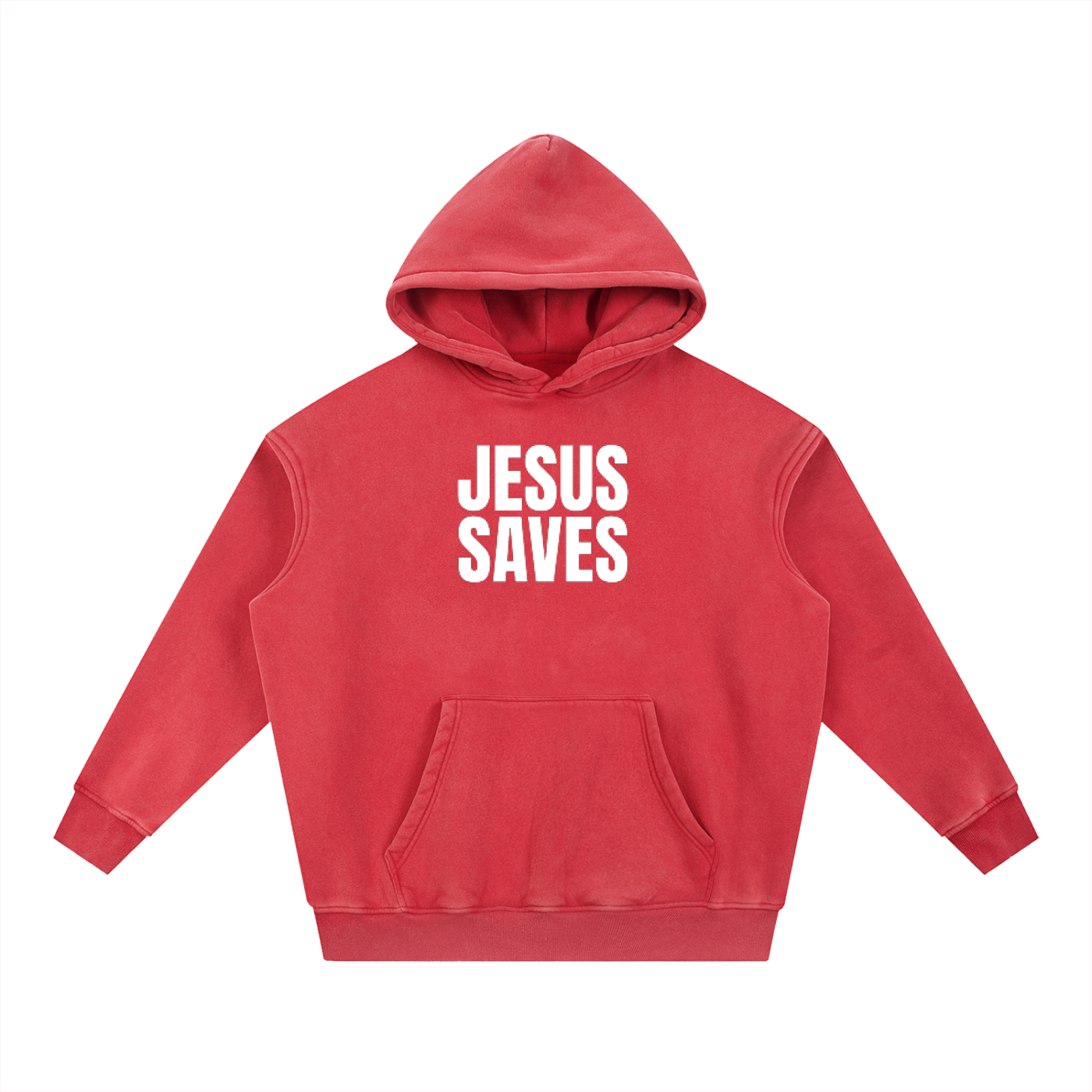 Snow Wash Fleece Oversize Hoodie