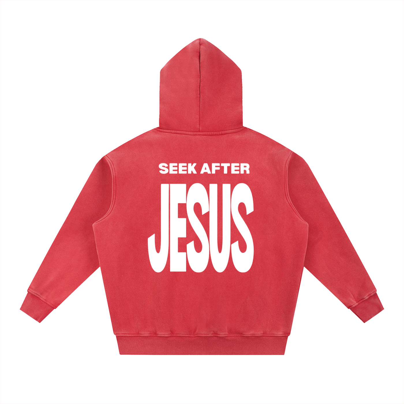Snow Wash Fleece Oversize Hoodie