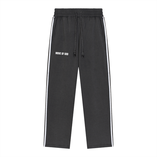 Snow Washed Contrast Tape Sweatpants